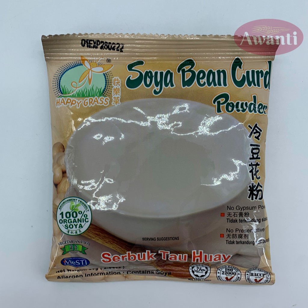 Soya Bean Curd Powder Happy Grass Shopee Malaysia