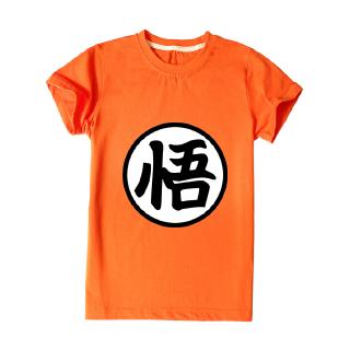 Spot Summer Tops Dragon Ball Z Goku Cartoon Anime Boys T Shirt Kids Clothing Short Sleeve Unisex Tshirt 4 15y Shopee Malaysia - son goku t shirt roblox