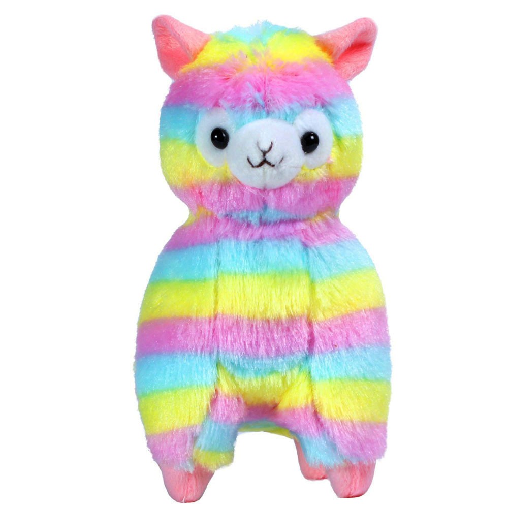 colorful llama stuffed animal