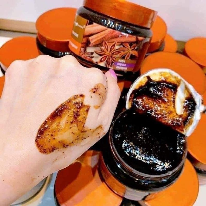 Exclusive Belarus Body Scrub Cinnamon Anise & Coffee Extract (380ml) - Tay te bao chet que hoi nga