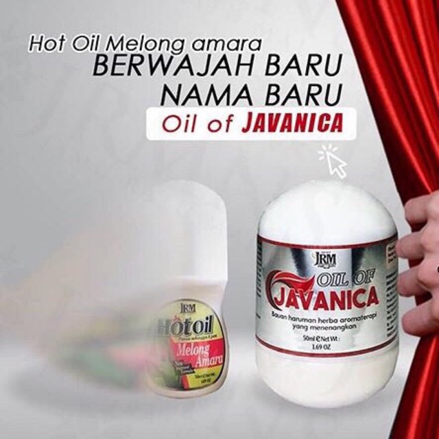 Jrm Oil of javanica hot oil melong original | Shopee Malaysia