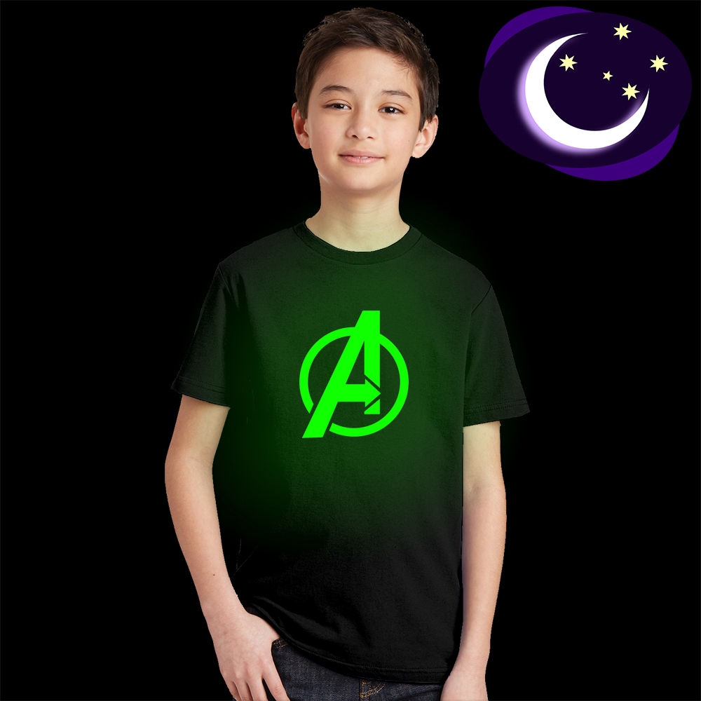 glow in the dark t shirts avengers