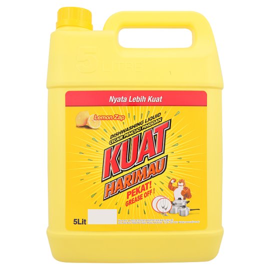 Original Kuat Harimau Dish Wash Liquid 5l Lemon Zap Bot Shopee Malaysia