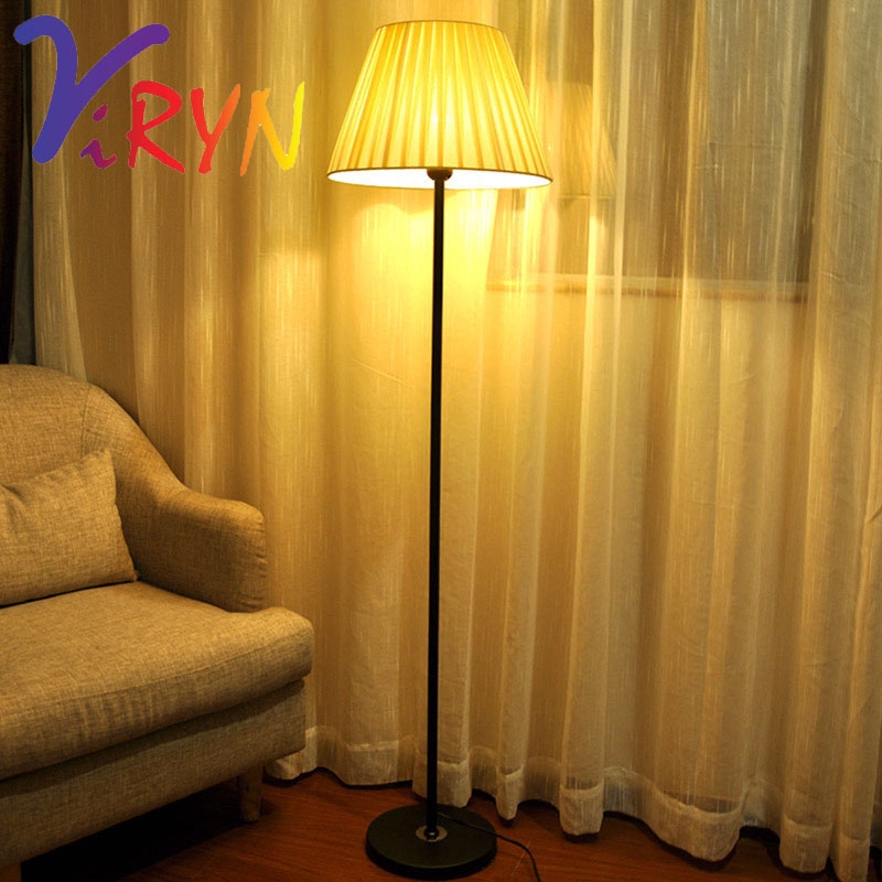 ViRYN Floor Lamp Office Floor Lamp Plastic Shade Living Room Bedroom