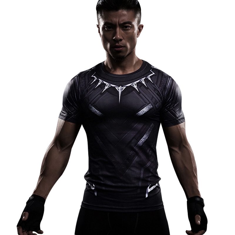 black panther gym shirt