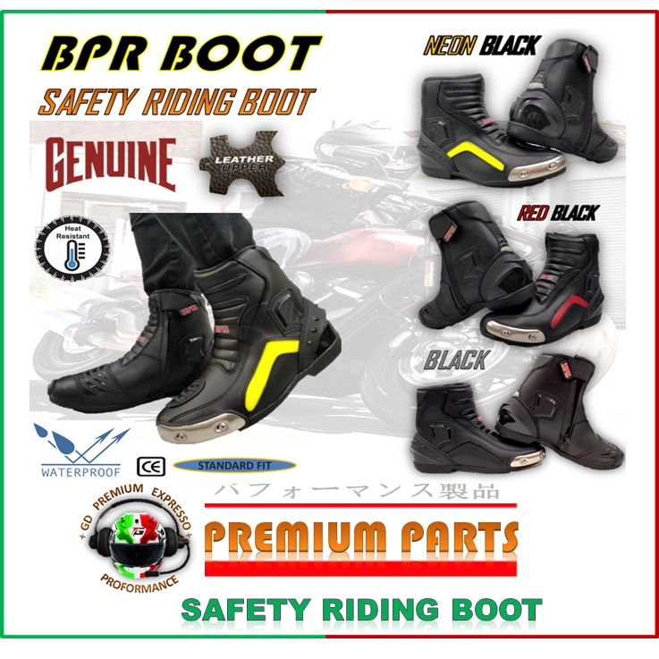 BPR RIDING BOOT GENUINE LEATHER WATERPROOF COMFORTABLE TOP QUALITY