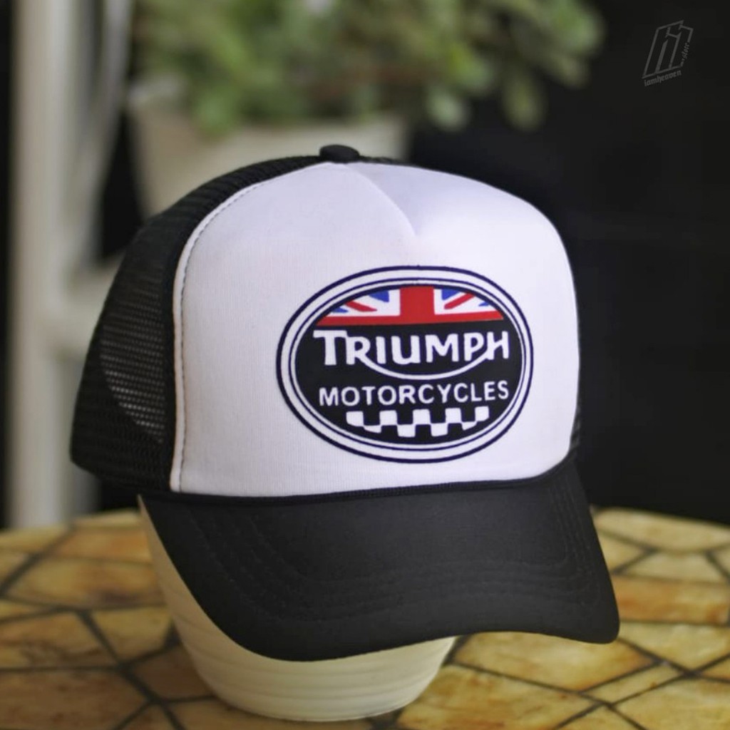 triumph motorcycle cap