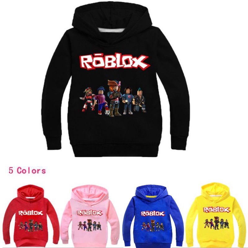 5 Color Children S Sweater Roblox Red Nose Day Boys Hoodie Shopee Malaysia - sweater roblox