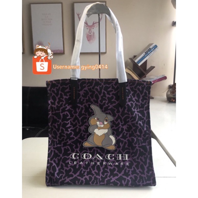 coach thumper tote