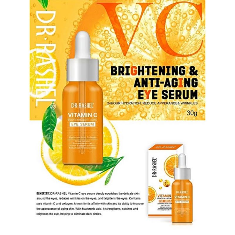 DR RASHEL VITAMIN C BRIGHTENING & ANTIAGING EYE SERUM Shopee Malaysia
