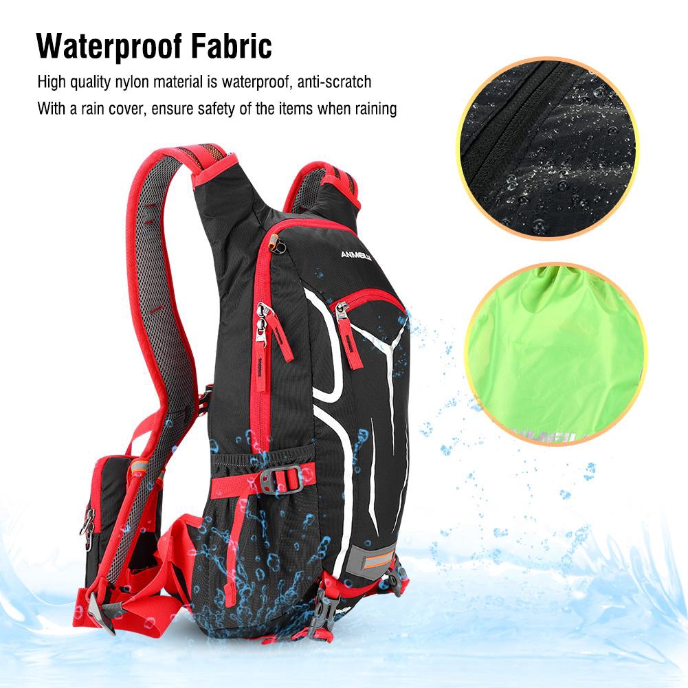 2 Pieces Waterproof Backpack Cover Camping Biking Backpack Rain Cover with Reflective Strip and Anti-Slip Buckles for Hiking Traveling 10L-65L