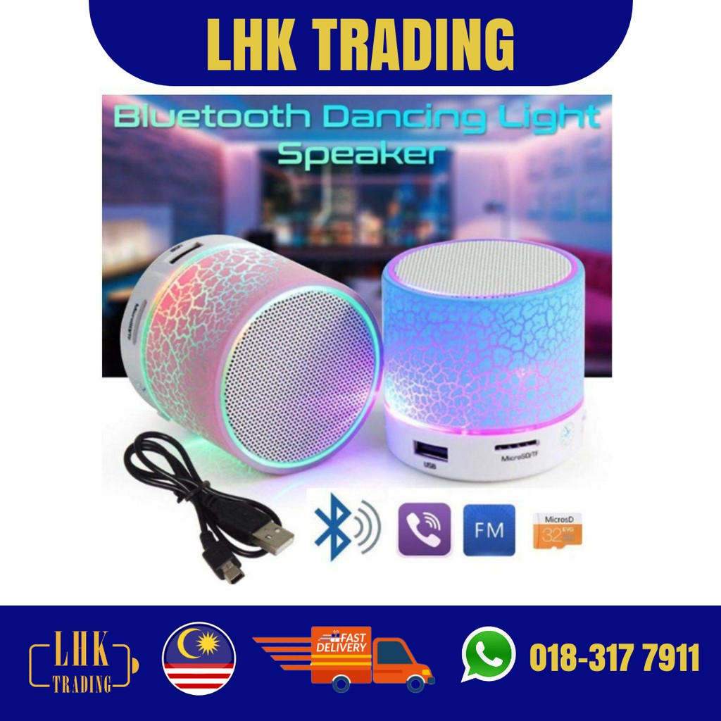 bluetooth speaker dancing lights