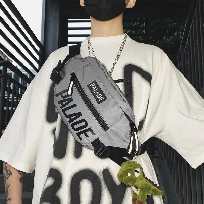Cross Body Bag Popular Logo Sport Backpack Women And Men Chest Bag Reflective Shoulder Bag Hip Hop Personality Student Purse Shopee Malaysia - palace bag roblox