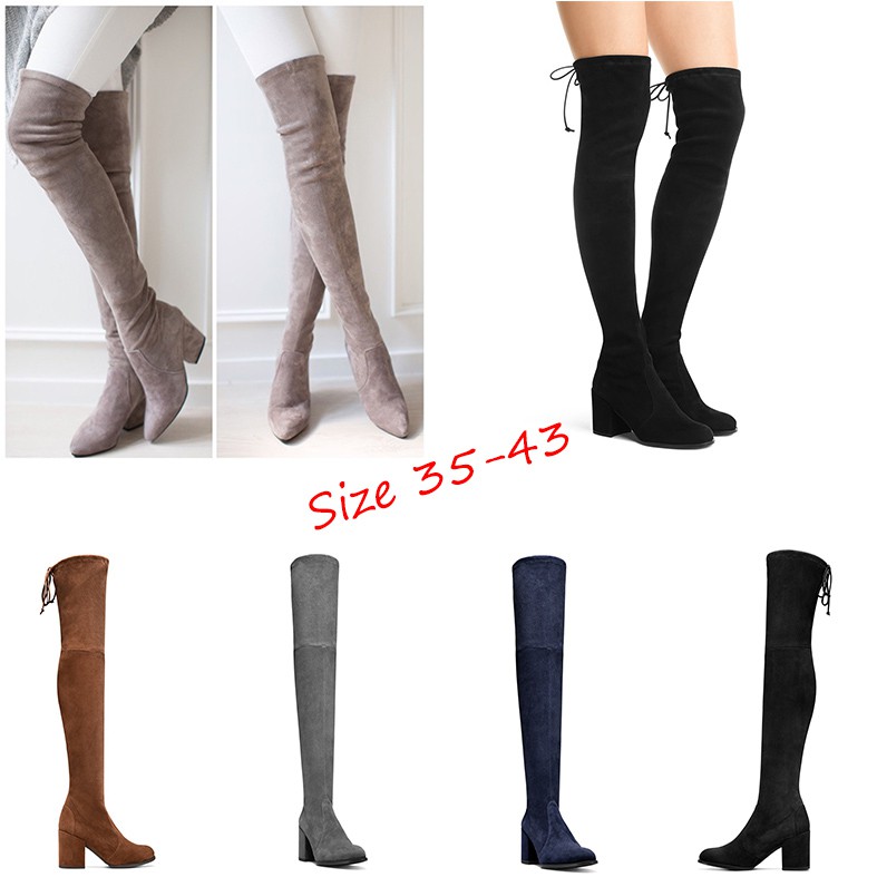 women over knee high boots