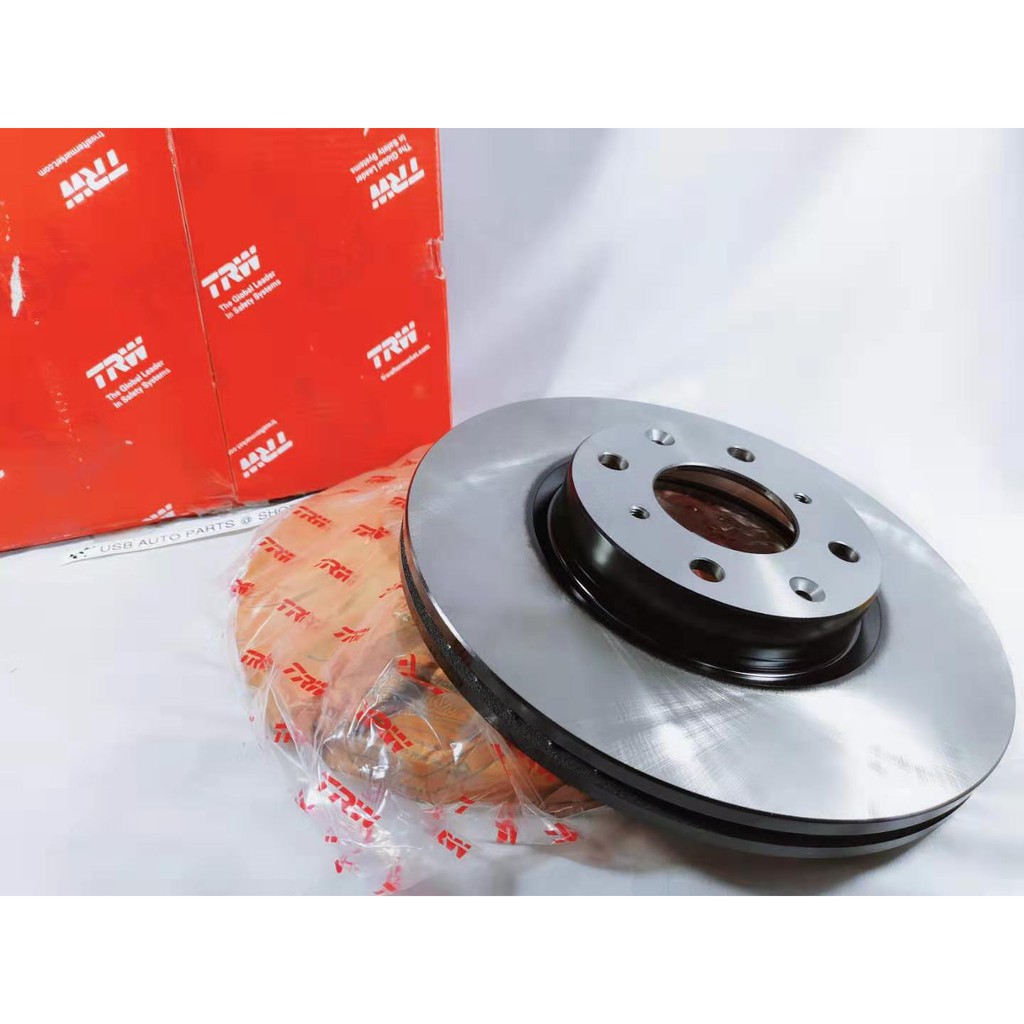 Honda City T9a Trw Original Front Brake Disc Rotor Df8119 1 Pair Black Painted Shopee Malaysia