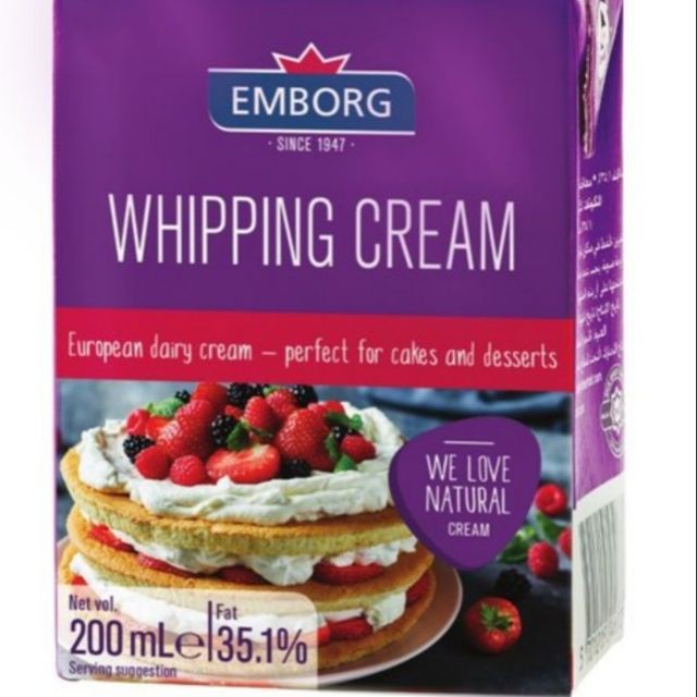 Whipping Cream/Cooking Cream/Perfect Pasta/Perfect Whip (200ml) Shopee Malaysia