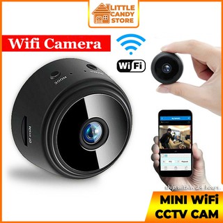 Mini WiFi Camera A9 Smart Lens Wireless IPCAM / Motion Detect Home ...