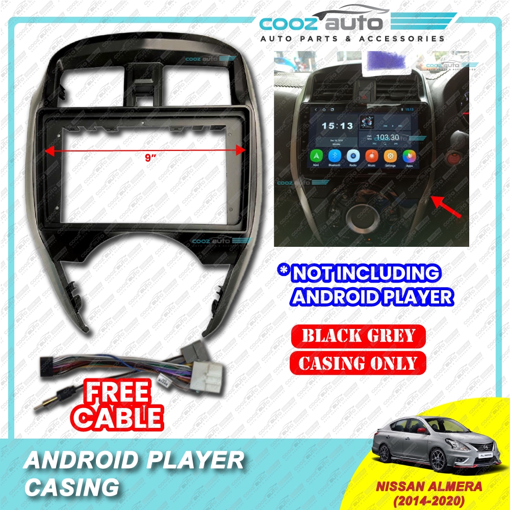 Nissan Almera 2014 - 2020 Dashboard Audio Android Player Radio FM ...