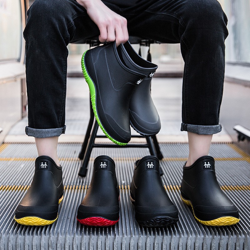 men's fashion rain boots