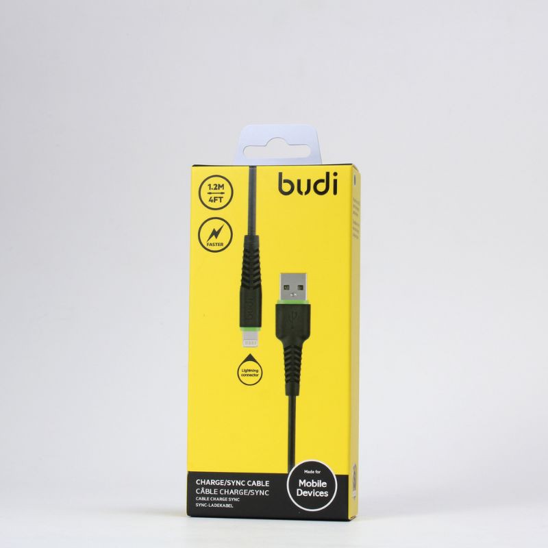 Budi Faster USB Cable Micro USB/TYPE-C/Lightning Iphone