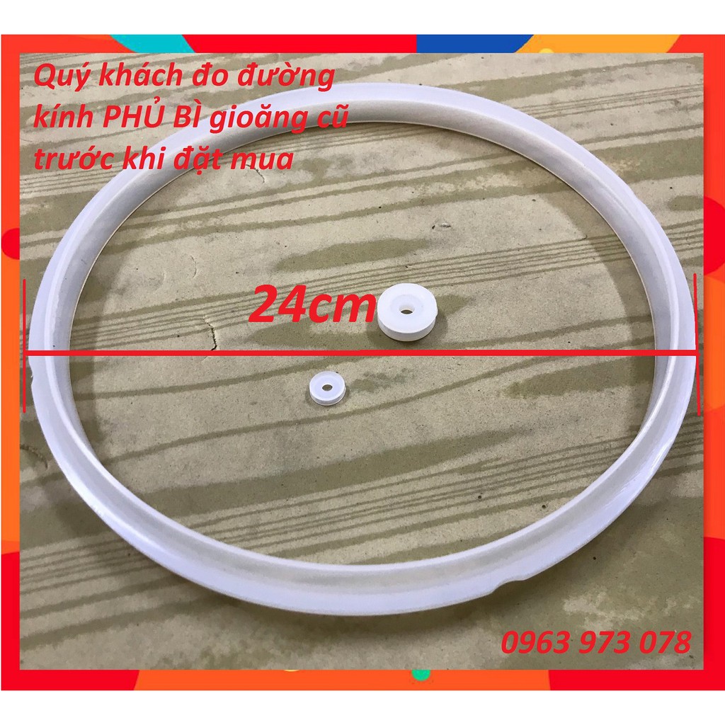 24cm Super Thick Electric Pressure Cooker Gasket For 5-6 Liter Pot