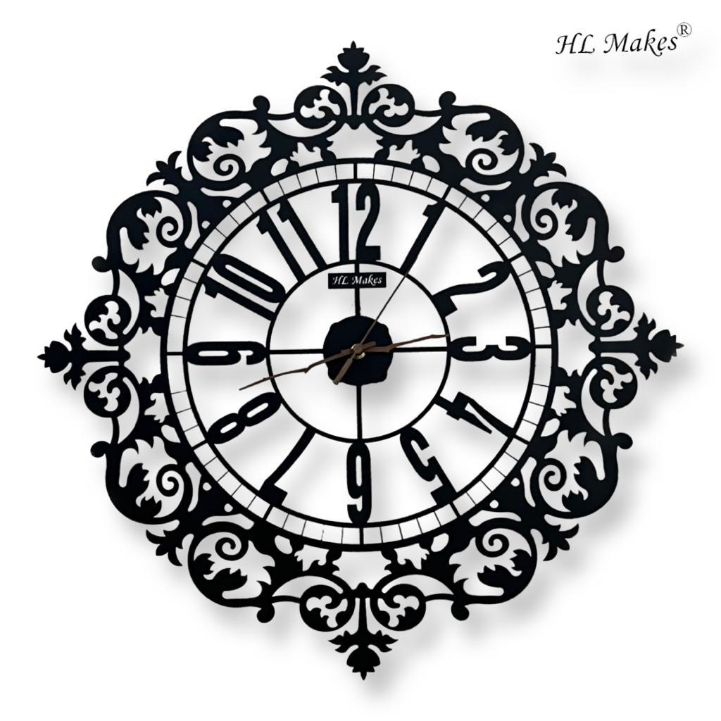 1024px x 1024px - Large Size Wall Clock, Silent Oversize Clock, Unique Art Home DÃ©cor Steel  Wall Art, European Style Wall Clock - C006 | Shopee Malaysia