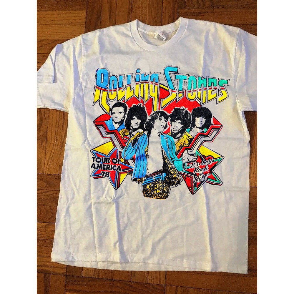 vintage rolling stones t shirt mens