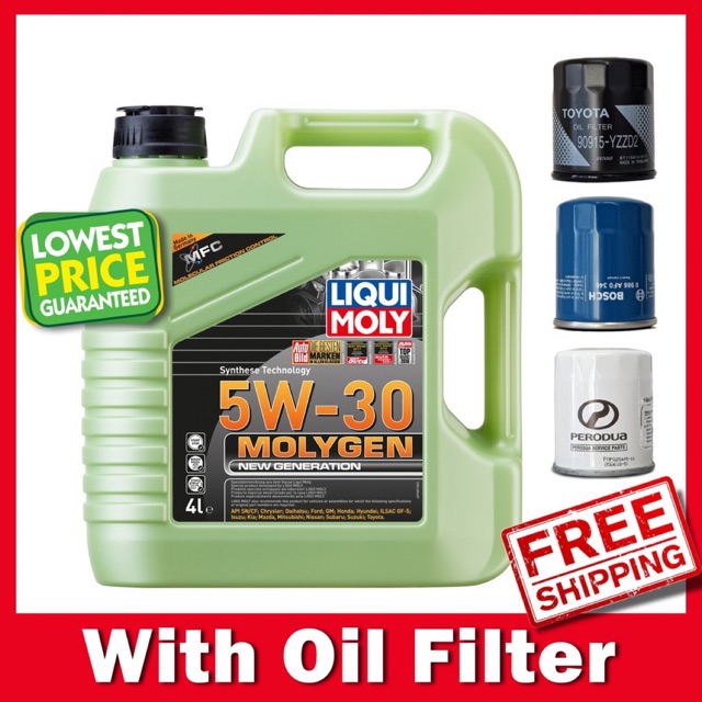 100% Original Liqui Moly MOLYGEN New Generation (4L) 5W30 