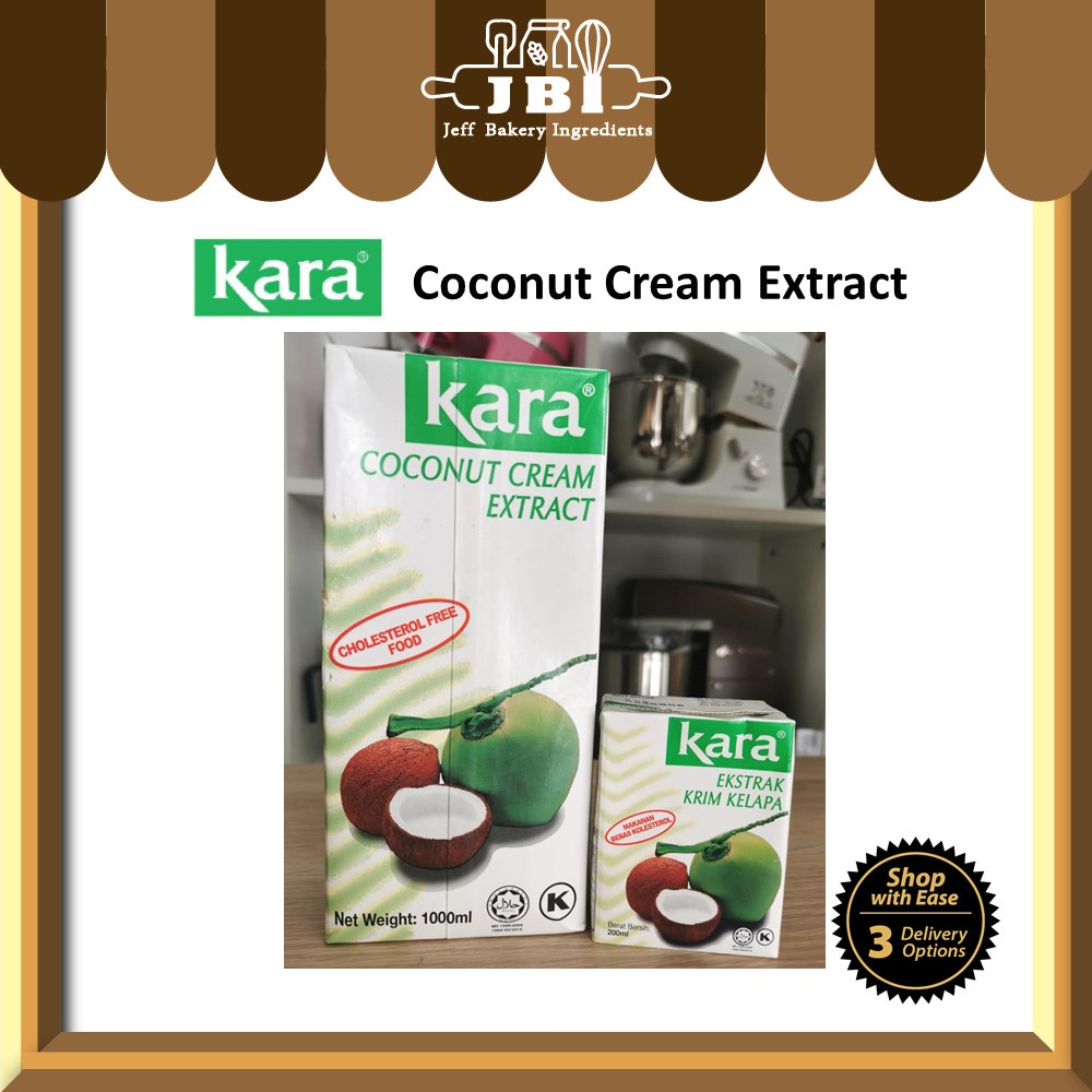 KARA Coconut Cream Santan 200ml / 1Litre