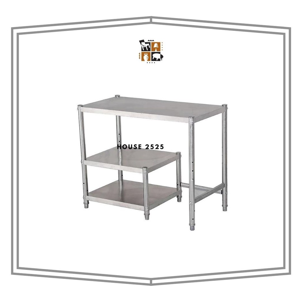 Stainless Steel Kitchen Stove Rack Gas Stove Kitchen Rack Gas Rack Cooking Table Rak Dapur Rak Memasak Besi Shopee Malaysia