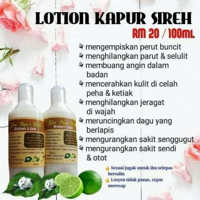 Lotion Kapur Sireh Ori Hq Ready Stock Shopee Malaysia