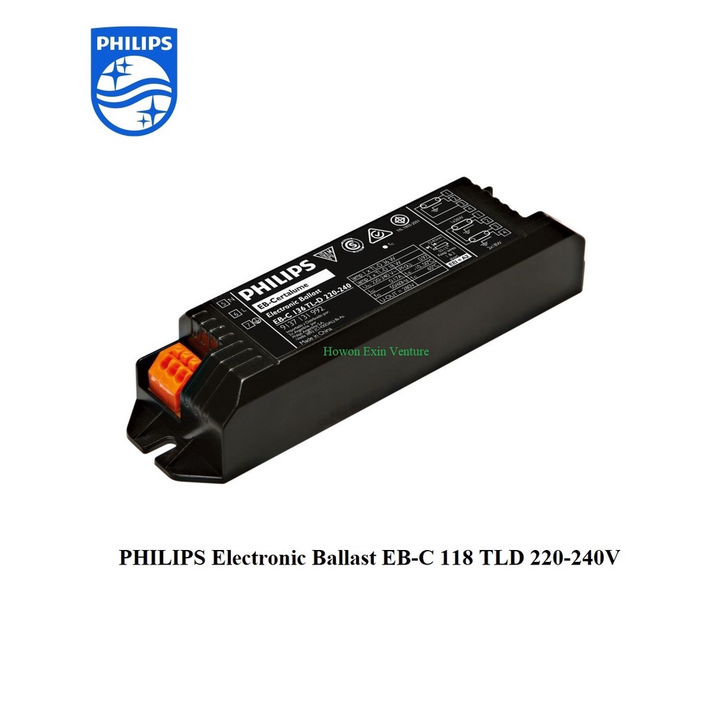 PHILIPS Electronic Ballast EBC 118 1x18W TLD 220240V Shopee Malaysia