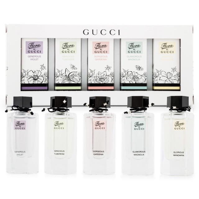 gucci flora mini set