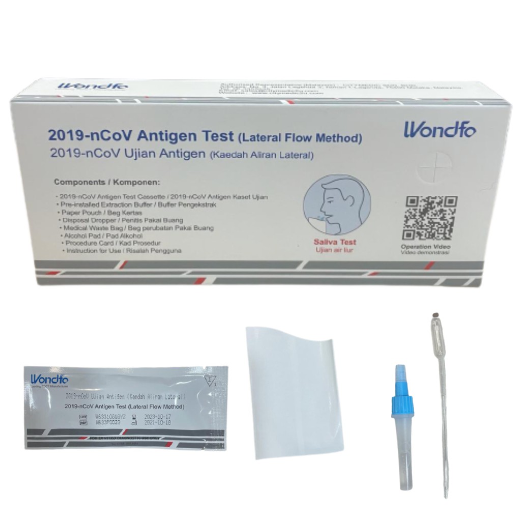 Pack Of 20 Wondfo Rapid COVID19 Antigen Tests ubicaciondepersonas