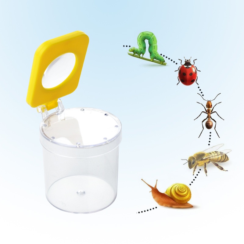 thumbnail image 2 of OSOLADY Insect Observation Cup Magnifier Box For Tiny Bugs Feeding Cage 2 of 9