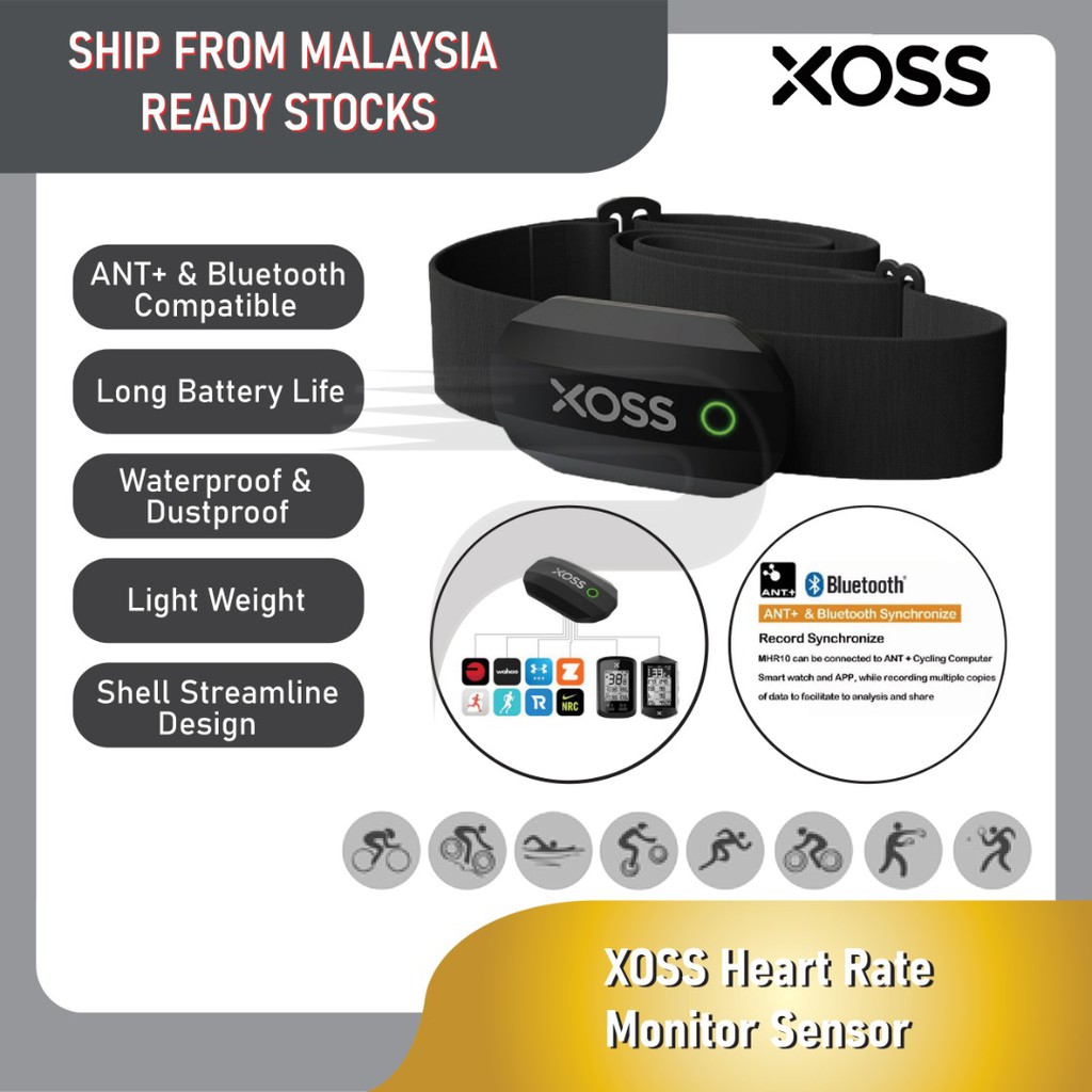 heart rate sensor xoss