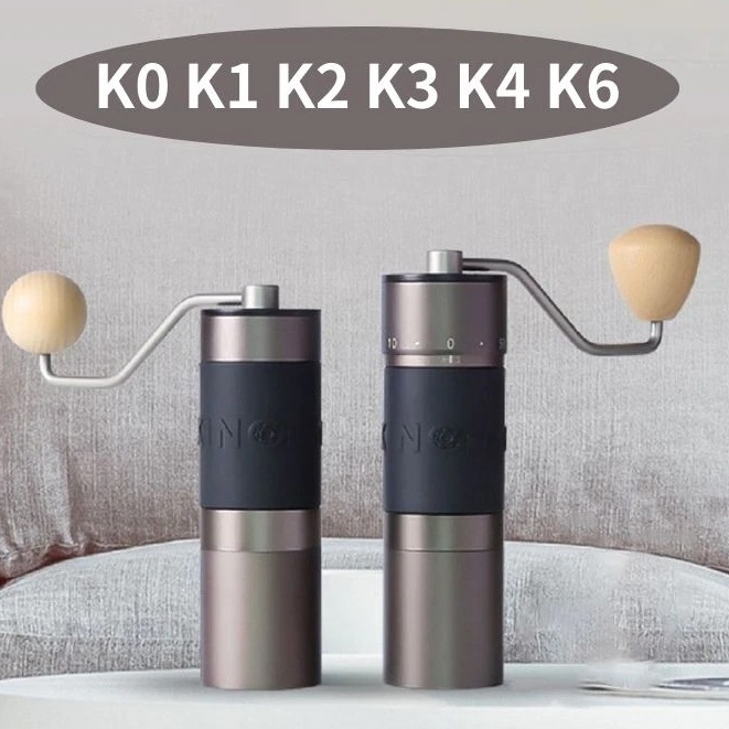 Kingrinder K0-6  Manual Coffees Grinder High Quality Aluminum Portable Coffee Grinder High-end grinding core Burr