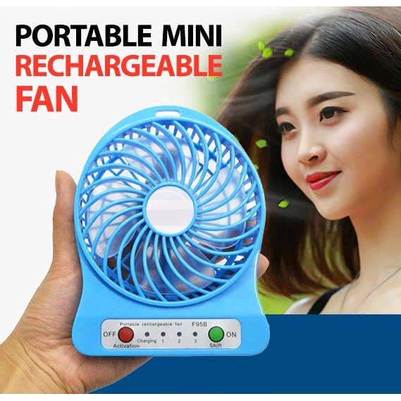 🌹READY STOCK🌹 Smile Mini Fan USB Portable Rechargeable Handle Fresh Cooling Desk Small Fan Kipas USB Viral 便携式可充电移动式电子风扇