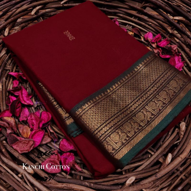 Kanchipuram cotton saree