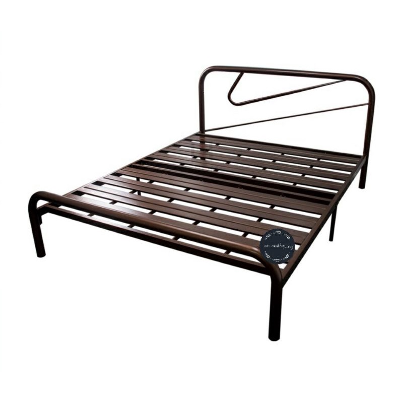 3V Heavy Duty Queen Size Foldable Bed Frame Powder Coating Metal Steel