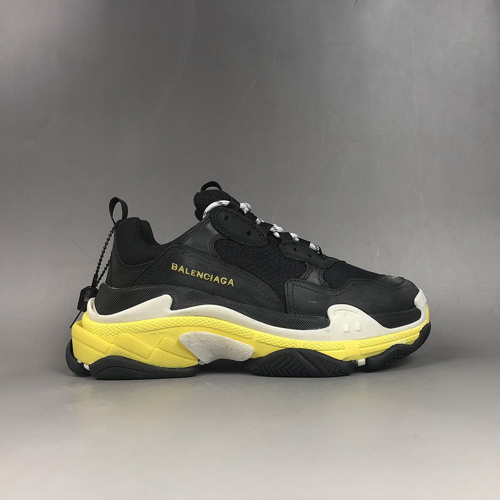 balenciaga sneakers yellow black