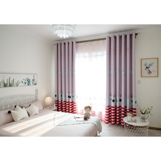 Modern Cat Blackout Window Curtains Kitchen Bedroom Shopee Malaysia