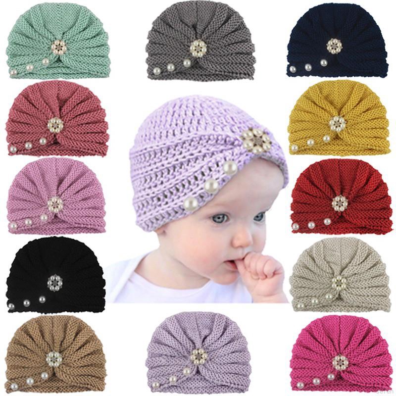 baby knitted hats infant beanie caps
