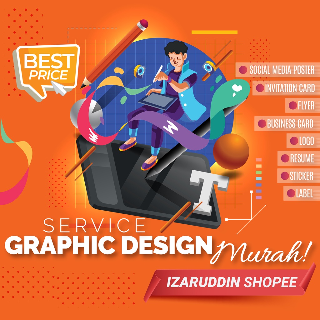 Graphic Design Service Murah (Poster, IG/FB Story, Etc) | Shopee Malaysia