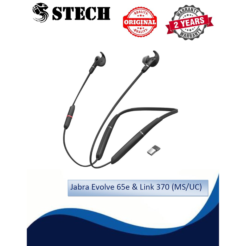 Original And New Jabra Evolve 65e Link 370 Ms Uc Shopee Malaysia 7293