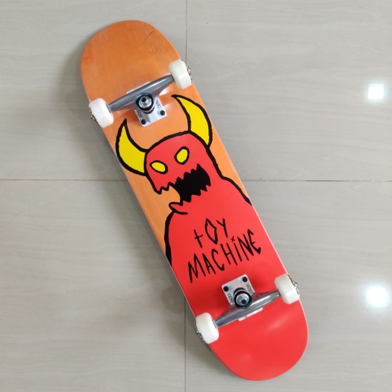 [CUSTOM COMPLETE] Toy Machine Sketchy Monster 8.0"/Tensor Alloys Trucks