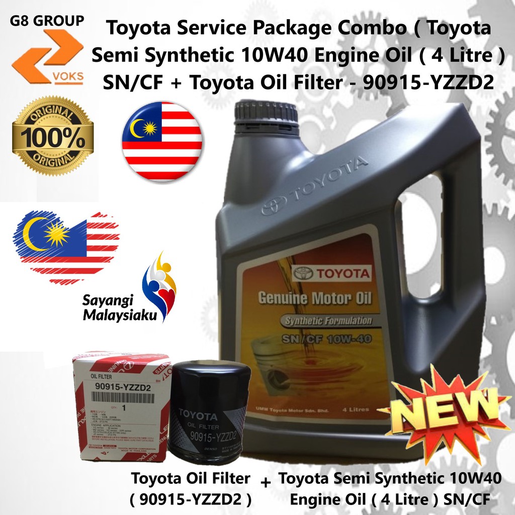 toyota-service-package-combo-toyota-semi-synthetic-10w40-engine-oil