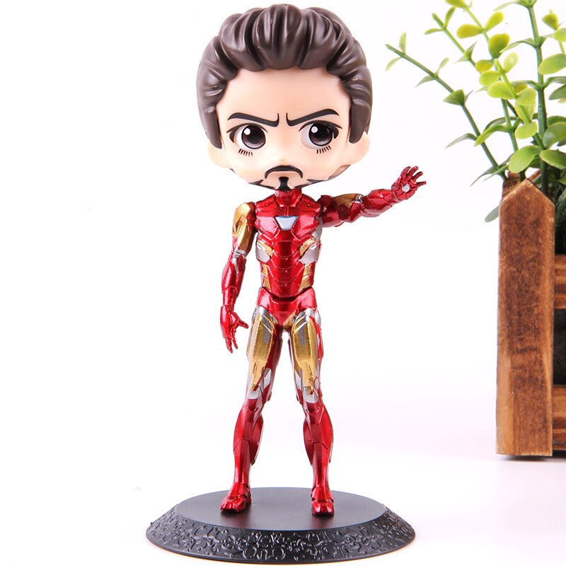 Anime Q Posket Iron Man Tony Stark Action Figure Iron Man Figurine PVC Toys  Gift Collectible Model Toy | Shopee Malaysia