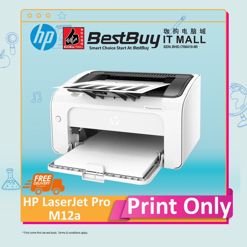 HP Laserjet Pro M12A (#T0L45A) | Shopee Malaysia