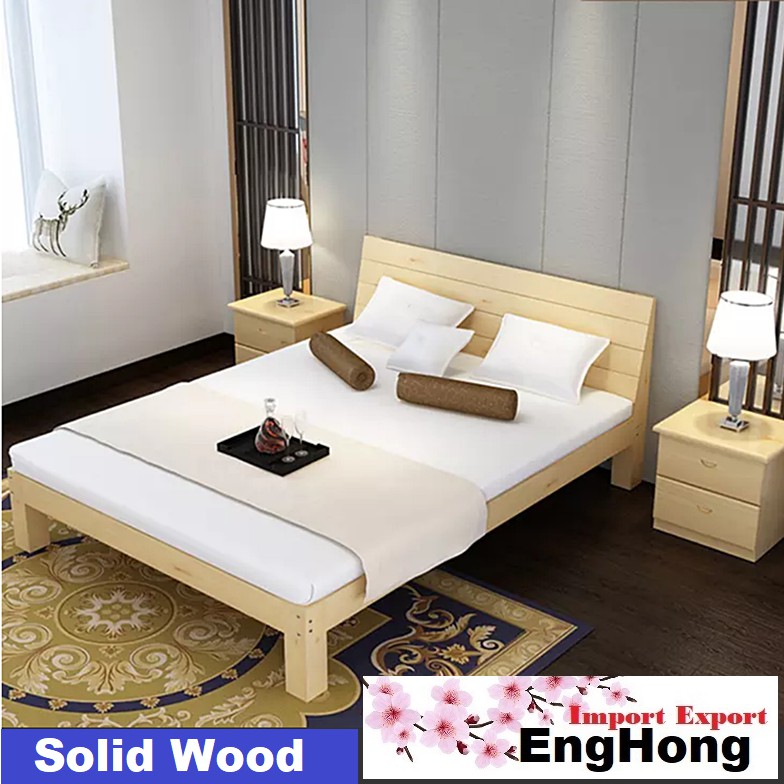 Kayu Queen Bed Frame Single, What Size Is A Standard Single Bed Frame